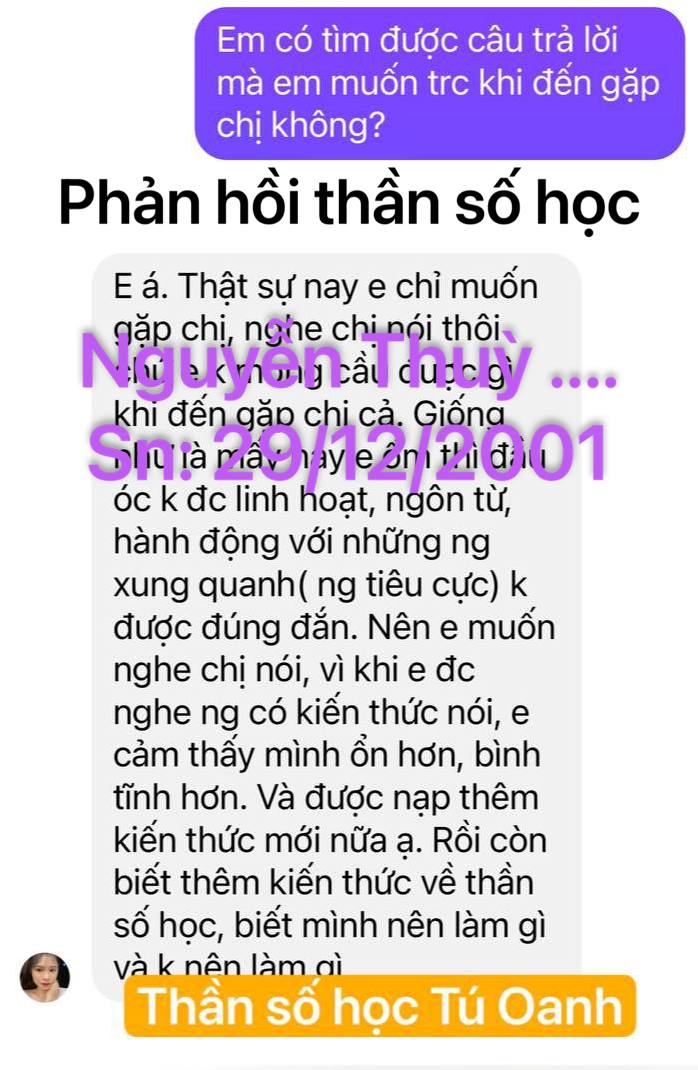 Phản hồi thần số học - Em biết nên làm gì, không nên làm gì khi lo lắng - bất an