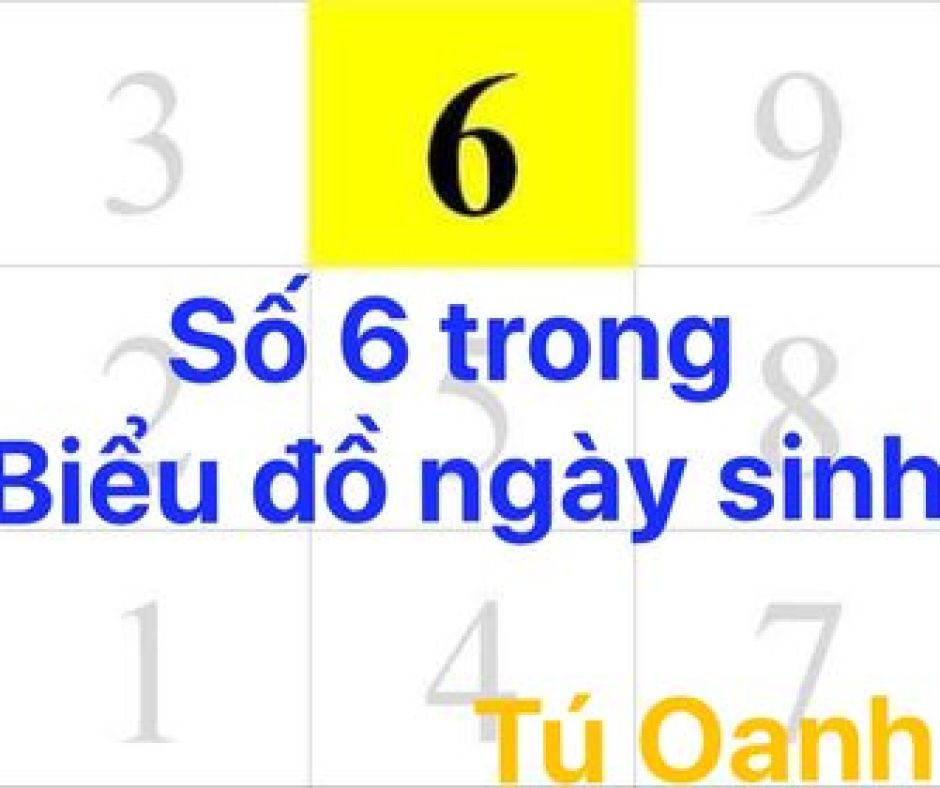 SỐ 6 TRONG BIỂU ĐỒ NGÀY SINH
