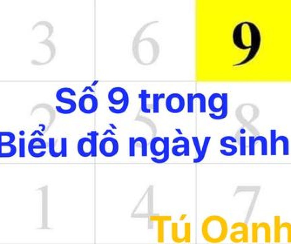 Số 9 trong biểu đồ ngày sinh