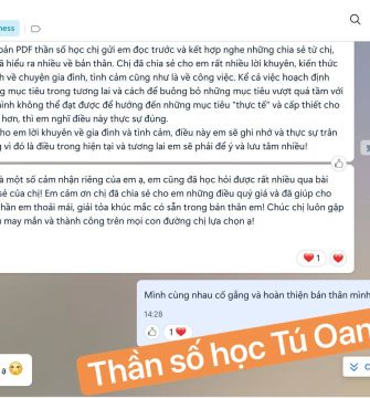 Thần số học giúp em “Giải tỏa khúc mắc có sẵn trong bản thân em” từ lâu nay 2022